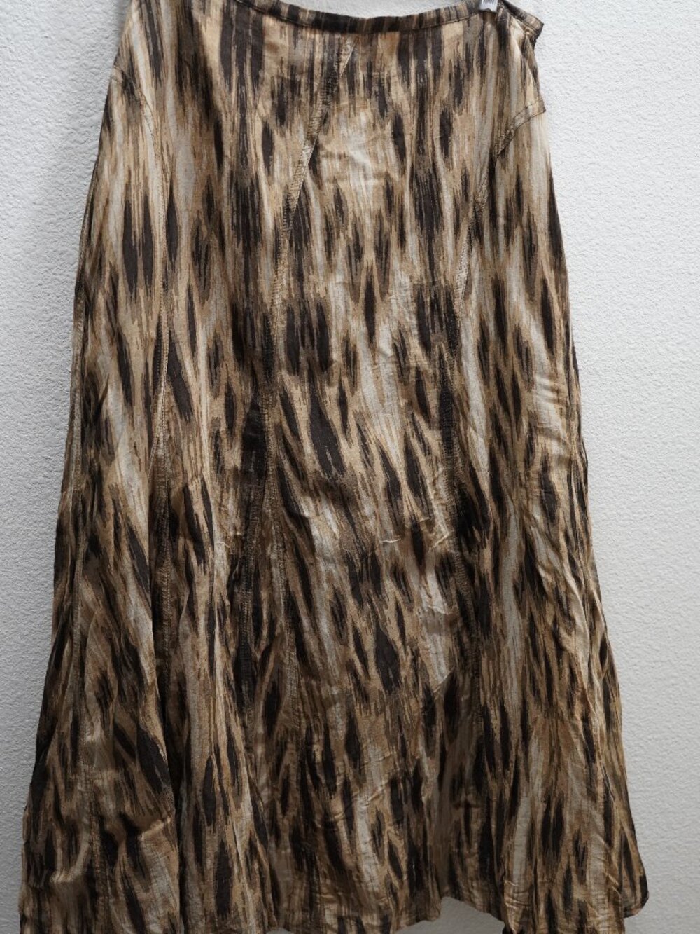 Chico's A Line animal print skirt size 0